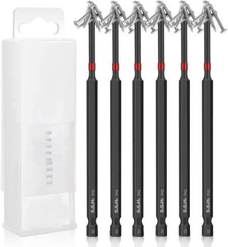 3inch 4in Phillips #2 Impact Tough Screwdriving Bit 12PCS Anti Slip Magnetic Screwdriver Bit in Kuwait