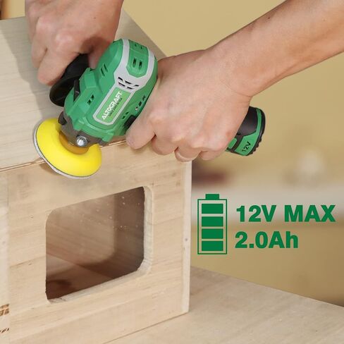 altocraft 2.0ah 12v ماكس بطارية ليثيوم أيون قابلة للشحن، متوافقة مع أدوات الطاقة 12v اللاسلكية 3 "نموذج الملمع الصغير cwp146، نموذج المنشار الترددي اللاسلكي crs106 ونموذج المثقاب اللاسلكي cd441 in Kuwait