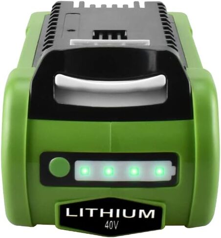 Hogardsujia 40 فولت 3000 مللي أمبير بطارية ليثيوم أيون استبدال ل GreenWorks 29462 بطارية GreenWorks 40 فولت G-MAX أدوات كهربائية 29252 20202 22262 in Kuwait