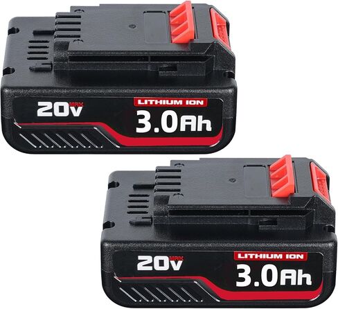 ceenr 2pack 3.0ah PCC680L استبدال البطارية لكابل بورتر 20 فولت ماكس بطارية ليثيوم أيون PCC685L PCC680L PCC682L PCC685LP لكابل بورتر 20 فولت بطارية ليثيوم in Kuwait