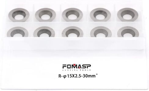 FomaSP 15 مم حشوة قاطعة من الكربيد المستديرة لأداة النجارة الخشبية، عبوة من 10 قطع in Kuwait
