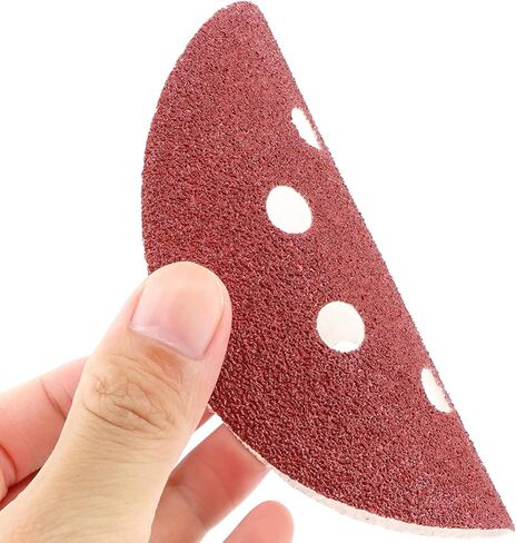 100 قطعة قرص صنفرة 5 بوصات 40 حبيبة، DRLIFE 8 فتحات خطاف وحلقة صنفرة من ورق الصنفرة المداري الدائري لصنفرة مدارية عشوائية in Kuwait