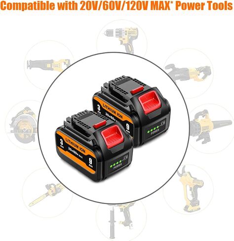8A DCB118 Fast Charger Replacement for DCB118 DCB1112 Rapid Charger Compatible with Dewalt 20V and 60V MAX* Battery DCB606 DCB609 DCB612 DCB606-2 DCB609-2 DCB205 DCB206 DCB208 DCB230 DCB240 in Saudi Arabia
