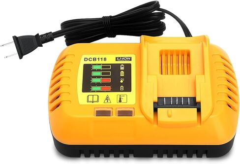 8A DCB118 Fast Charger Replacement for DCB118 DCB1112 Rapid Charger Compatible with Dewalt 20V and 60V MAX* Battery DCB606 DCB609 DCB612 DCB606-2 DCB609-2 DCB205 DCB206 DCB208 DCB230 DCB240 in Saudi Arabia