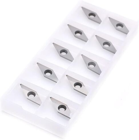 FomaSP الماس نصف قطر نهاية كربيد قطعة إدراجات لأداة الخشب للمخرطة، حزمة من 10 قطع in Kuwait