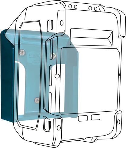 StealthMounts 40V Makita Battery Holder, 6 Pack, Blue, Plastic in Saudi Arabia