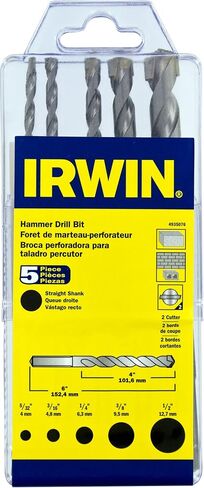 Irwin Industrial Tool 5 Piece Hammer Drill Bit Set 4935076 in Saudi Arabia