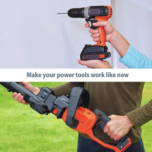 بطارية بديلة Dutyone 7000 مللي أمبير في الساعة 20 فولت لأداة الطاقة اللاسلكية Black and Decker 20V MAX LBXR20 LB20 LBX20 LBXR2020-OPE LBXR20B-2 LB2X4020 بطارية ليثيوم أيون in Kuwait
