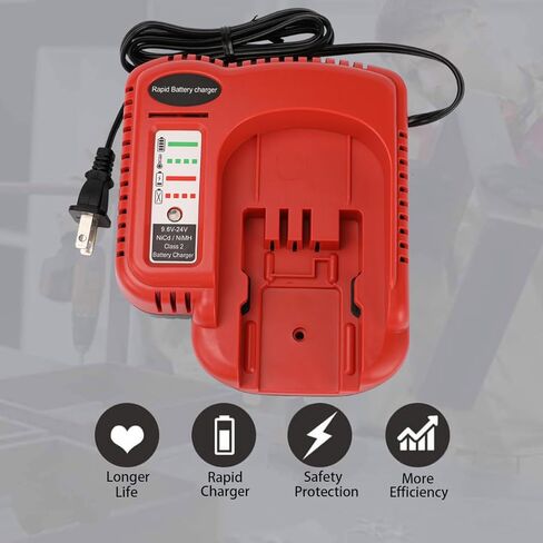 شاحن بطارية راتولي لبلاك + ديكر 18 فولت 14.4 فولت 12 فولت 9.6 فولت 24 فولت NiCD&NiMH استبدال شاحن بطارية الحفر HPB18-OPE HPB18 HPB14 HPB12 HPB24 HPB96 BDCCN24 BDFC240 FS180BX FS18FL A1718 in Kuwait