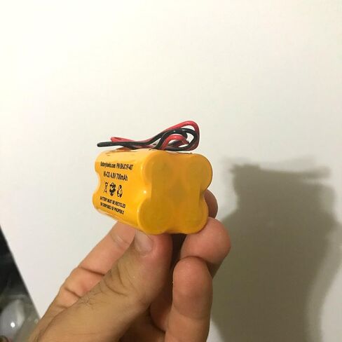 بطارية هوك (2 حزمة) BL93NC487 DAA700MAH4.8V AA500MAH D-AA500mAh AA600mAh ELB-B006 BST 4.8v 700mAh Ni-CD Unitech in Kuwait