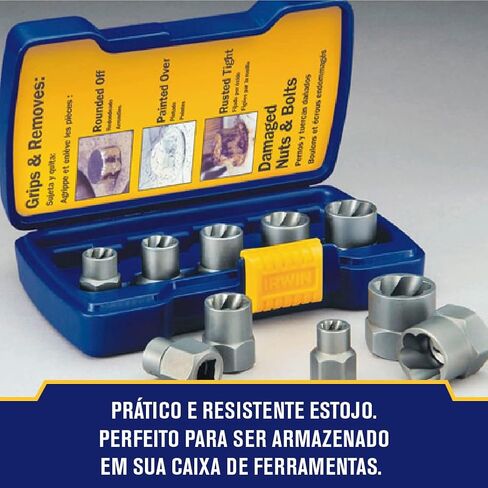 IRWIN HANSON Professional's Industrial Bolt Extractor Set and Spiral Extractor and Drill Bit Set in Saudi Arabia