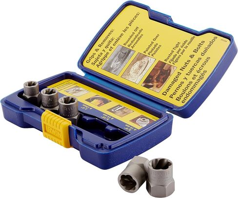 IRWIN HANSON Professional's Industrial Bolt Extractor Set and Spiral Extractor and Drill Bit Set in Saudi Arabia