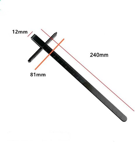 Circular Saw Rip Fence Guide Scale Ruler for MAKITA, HITACHI, DEWALT 160mm & 185mm SAWS in Saudi Arabia
