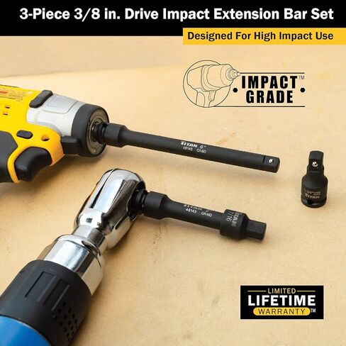 Titan 48140 3-Piece 3/8-Inch Drive Impact Extension Bar Set in Saudi Arabia