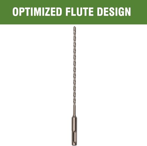 HLOFIZI 3/16" x 8" SDS Plus Hammer Drill Bits Masonry Drill Bits Carbide Tipped for Concrete, Brick, Block, Stone, 25 Pack in Saudi Arabia