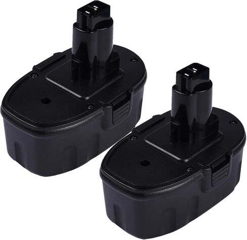 2 قطعة بطارية 18 فولت متوافقة مع DEWALT XRP DC9096-2 DE9095 DW9095 DC9096 DE9039 DE9093 DE9096 DE9098 DE9503 DW9095 DW9096 DW9098 DC9098 DC9099 DW9099 مفك براغي لاسلكي بلمسة نهائية بزاوية in Kuwait