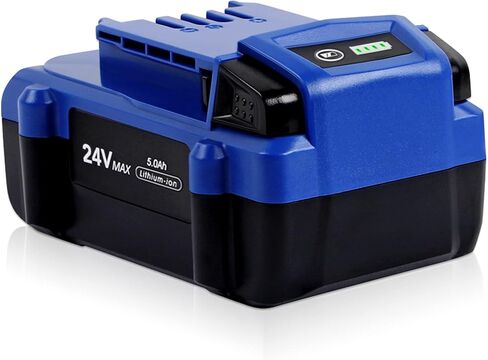 بطارية ليثيوم أيون DSANKE 24V 5.0Ah لـ Kobalt 24V Max KB624-03 KB524-03 KB424-03 KB224-03 KB124-03 0673802 1051230 بطارية أدوات لاسلكية ليثيوم أيون [لا تناسب أدوات Snow Joe & Sun Joe 24 فولت] in Kuwait