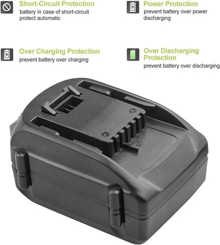 بطارية بديلة ARyee 5000 مللي أمبير في الساعة 18 فولت-20 فولت لبطارية Worx WA3512H WA3512 WA3512.1 WA3511 WX163 20 فولت WA3520 WA3525 أداة PowerShare اللاسلكية بطارية ليثيوم أيون in Kuwait