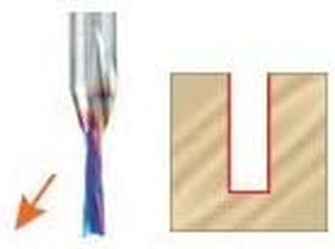 Amana Tool - 46341-K Solid Carbide Spektra Extreme Tool Life Coated Spiral Plunge For Soli in Saudi Arabia