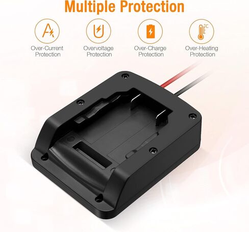 Compatible with Dewalt 20V Battery Power Wheels Adaptor,for Dewalt 18V Dock Power 14 Gauge Robotics,for Dewalt 18V Battery Converter in Kuwait