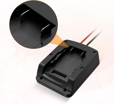 Compatible with Dewalt 20V Battery Power Wheels Adaptor,for Dewalt 18V Dock Power 14 Gauge Robotics,for Dewalt 18V Battery Converter in Kuwait