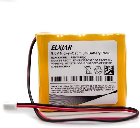 Coonyard (2-Pack) 9.6V Ni-CD AA900mAh Battery Pack Replacement OSI Batteries OSA256, Unitech AA900mAh, CUSTOM-225, BCN800-8EWP-CE623 in Saudi Arabia