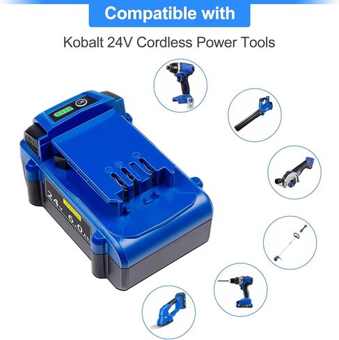 JGSPJ استبدال البطارية لبطارية كوبالت 24 فولت ماكس KB624-03 KB524-03 KB424-03 KB224-03 0673802 24 فولت 6.0 أمبير بطاريات ليثيوم أيون 2 حزمة in Saudi Arabia