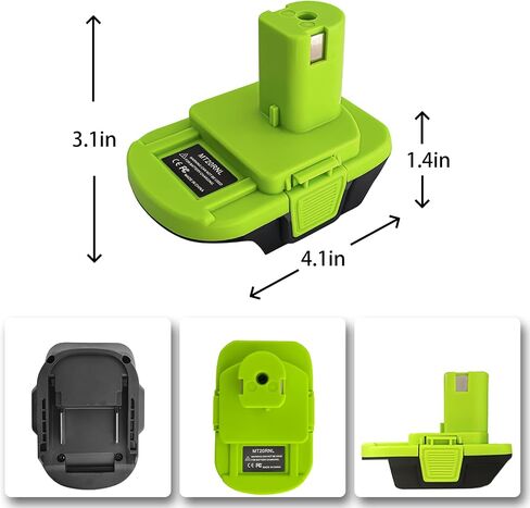 محول بطارية Fybemax MT20RNL يستخدم لأدوات Ryobi 18 فولت، تحويل لبطارية ماكيتا 18 فولت لاستخدام أدوات Roybi 18 فولت in Kuwait