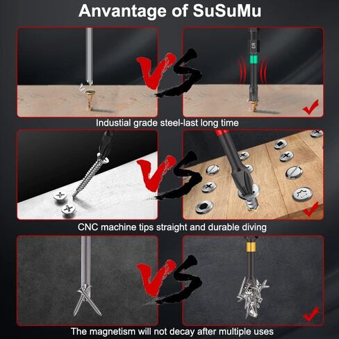 2 Inch Impact Magnetic Phillips Bit #2 with Impact Ready Magnetic Screwdriver Bits Set for Impact Driver Cordless Drill in Kuwait