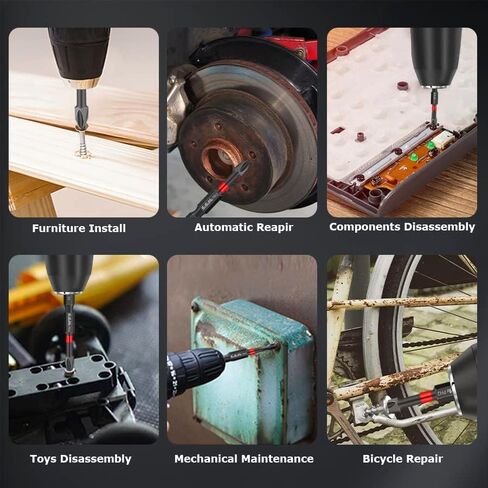 2 Inch Impact Magnetic Phillips Bit #2 with Impact Ready Magnetic Screwdriver Bits Set for Impact Driver Cordless Drill in Kuwait