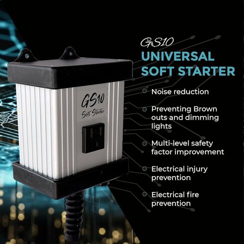 Torque Tamer GS10 Soft Starter Heavy Duty Universal for Power tools Miter Saw Table Saw Grinder Router Planer etc. (120V, 15A max.) in Saudi Arabia