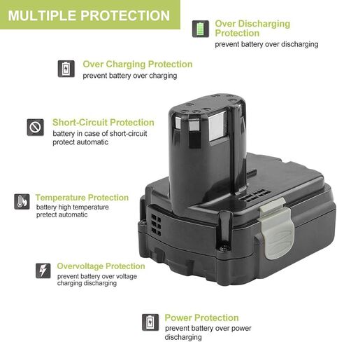 BCL1415 14.4V 4000mAh بطارية ليثيوم استبدال لشركة هيتاشي 14.4V BCL1415 BCL1430 EBL1430 326236 326823 326824 327728 327729 بطارية أداة الطاقة اللاسلكية in Kuwait