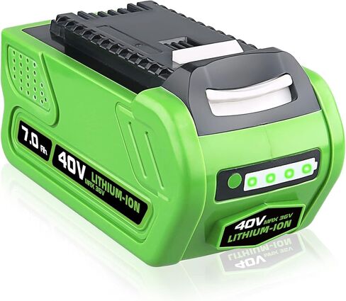 FERRYBOAT 7000mAh استبدال قدرة أعلى لبطارية Greenworks 40V متوافقة مع Greenworks 40 Volt Lithium 29472 29462 G-MAX Power Tools 29252 20202 22262 25312 25322 in Kuwait