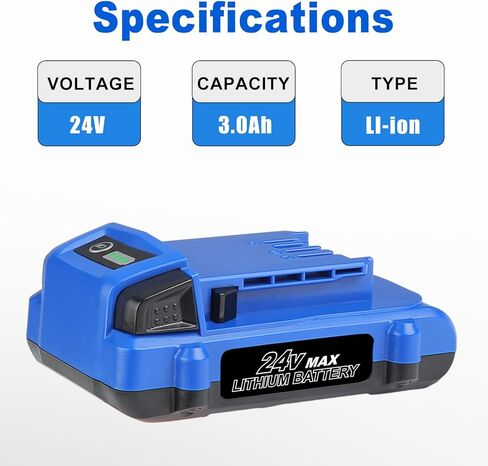 بطارية ANTRobut 3.0Ah لبطارية كوبالت 24 فولت KB624-03 KB524-03 KB424-03 KB224-03 KB124-03 0673802 1051230 بطارية كوبالت بديلة (عبوتان) in Kuwait