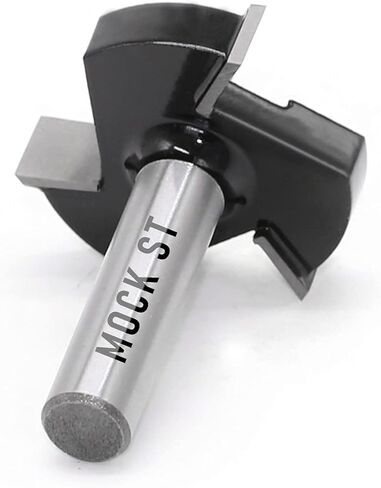 لقمة توجيه لسطح اللوحة باستخدام الحاسب الآلي، ساق 1/2 بوصة، 3 قطع طحن خشبية مزامير in Kuwait