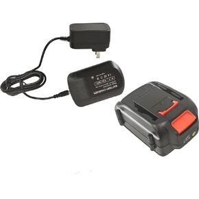 بطارية ليثيوم WA3525 5.0Ah + شاحن WA3742، استبدل بطارية Worx 20 فولت WA3525 WA3520 WA3575 WA3578، متوافقة مع أدوات Worx 20 فولت in Kuwait