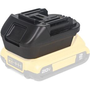 محول بطارية T TOVIA لديوالت 20 فولت ولبطارية ميلووكي 18 فولت إلى بطارية ليثيوم أيون ماكيتا 18 فولت LXT مع منفذ إخراج USB 5 فولت/2.1 أمبير، يعمل لأدوات طاقة ماكيتا (محول فقط) in Kuwait