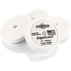 Buff and Shine - EdgeGuard Foam Buffing Pads - Maroon - 5" Medium Cut Pad - Pack of 2 in Saudi Arabia