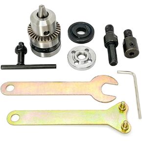 Electric Drill Chuck Angle Grinder Wheel Mandrel Adapter Disc Holder Spanner Shaft Connecting Rod 1/5"-3/8" Motor Shaft Coupler DIY Mini Saw Table Electrical Tool Fit for 5mm Shaft 775 795 895 Motor in Saudi Arabia