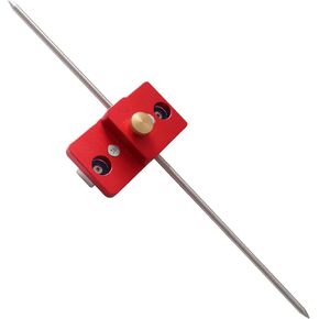 Table Saw Fence Parallel Positioning Tool, Aluminum Alloy Saw Blade Alignment Jig Table Saw Indicator Gauge Woodworking Aligning and Calibrating Adjustable Limit Pin Positioning Ruler