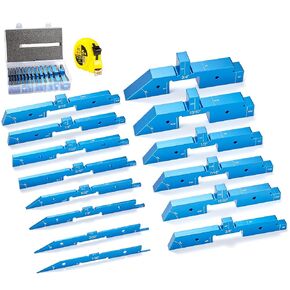 مكعبات اعداد لاعمال النجارة من تويكاي، 14 قطعة من مكعبات اعداد طاولة الراوتر، قضبان اعداد طاولة راوتر دقيقة من الالومنيوم لمنشار طاولة الراوتر واعداد قياس الزاوية، مكعبات اعداد لاعمال النجارة in Kuwait