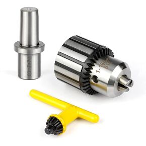 Drill Chuck 5/8 Inch(1-16mm) JESTUOUS 3/4 Inch Weldon Shank Adapter Heavy Duty Key Type chuck Converter Tool for Drill Press