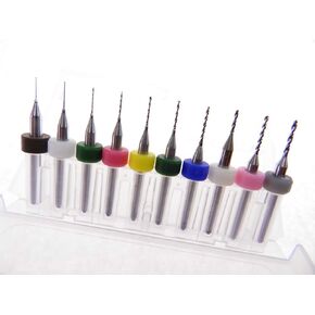 10 pack .10mm to 1.0mm Micro Drill Bits (1 each) .10 .20 .30 .40 .50 .60 .70 .80 .90 1.0mm Installation, JEWELRY MAKING, Crafts, CNC CIRCUIT BOARD PRODUCTION, Woodworking, MODEL TRAINS CARS BOATS!! in Saudi Arabia