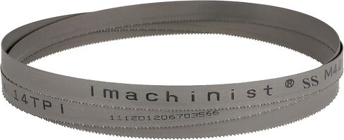 Imachinist S59121214SS 59-1/2" Inch X 1/2" Inch X 1/40" Bi-Metal Bandsaw Blades for Stainless Steel (14TPI for Stainless) in Saudi Arabia