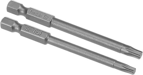 uxcell 20 Pcs T20 and T25 Magnetic Torx Screwdriver Bits Set, 1/4 Inch Hex Shank 3-inch Length S2 Power Tool in Saudi Arabia