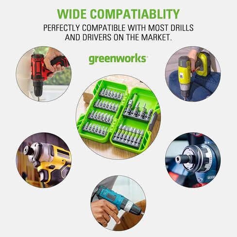 Greenworks 50 pieces impact rated driving set in Saudi Arabia