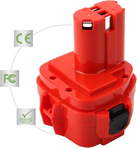 بطارية بديلة Joiry 12V 3.5Ah Ni-MH متوافقة مع بطارية ماكيتا PA12 1220 1222 1233 1200 1234 1235 1235B 1235F 1235A 192696-2 192698-8 192598-2 192681-5 192698-A 195 19318-أ 195 19318 in Kuwait