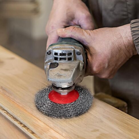 مجموعة فرشاة كأس عجلة سلكية 4.5 بوصة لمطاحن الزوايا، Lytool 3 قطع عجلات فرشاة الأسلاك، فرشاة كأس معقودة ملتوية، 5/8 -11 بوصة، فرشاة كأس خشنة مجعدة لتنظيف الصدأ وتجريد المواد الكاشطة in Kuwait