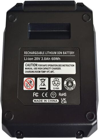 hogardsujia 20 فولت 3000 مللي أمبير بطارية ليثيوم أيون بديلة لبطارية KIMO 20 فولت، متوافقة مع سائق المثقاب KIMO 20 فولت، منفاخ أوراق الشجر، مطحنة زاوية، منشار ترددي، أداة متأرجحة، مسمار براد in Kuwait