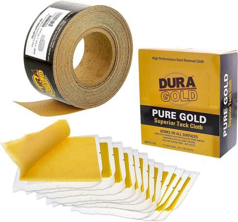 ورق صنفرة Dura-Gold Premium 80 Grit Gold PSA Longboard بطول 20 ياردة وDura-Gold - أقمشة ذهبية نقية فائقة الجودة - خرق تك (صندوق مكون من 12 قطعة) in Saudi Arabia